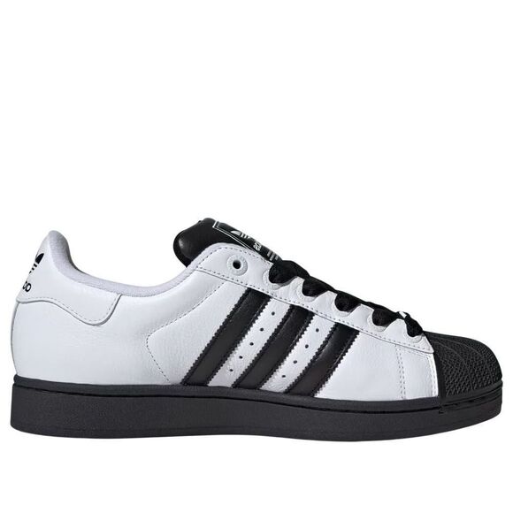 Adidas Superstar II White Black Shoes JI0124 Men\'s Size 8.5 main image 5